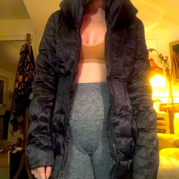 Black Laundry by Shelli Segal puffer jacket - Picture 2 of 12